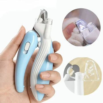 Professional Nail Clippers With Led Light Claw Grooming Scissors For Dogs Cats Small Animals Paw Nail Trimmer Pet Supply