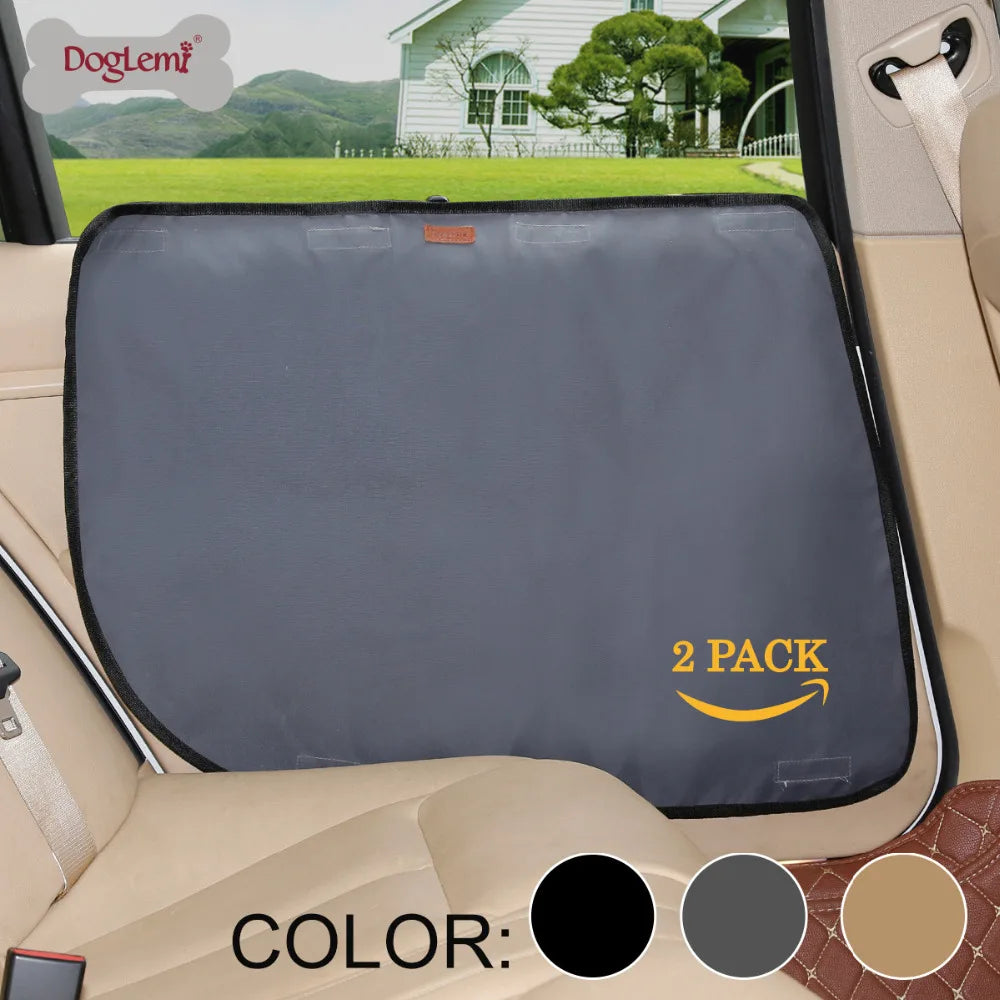2Pcs/Pack Pet Dog Car Door Cover Protector Mat Waterproof 600D Oxford Cloth Protection Mats Non-slip Scratch Guard for Pets Dog