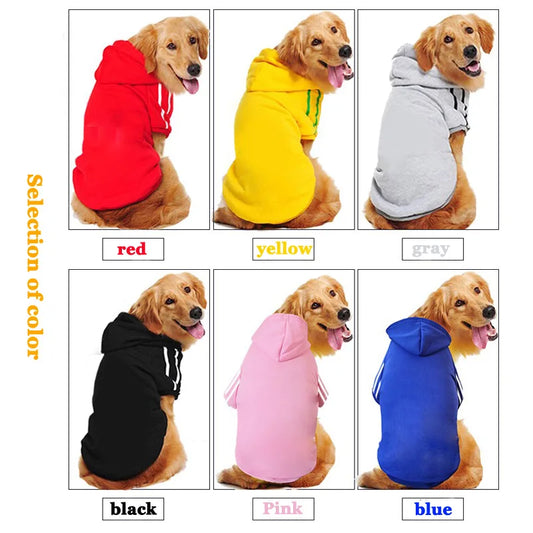 XS-9XL Adidog Pet Dog Clothes for Small Medium Big Large Dogs Cotton Hooded Sweatshirt Hot Selling Warm Two-Legged Pets Jacket