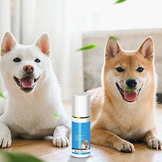 Dog Deodorizing Spray 100ML Pet Odor Eliminator Plant Fragrance Dog Cologne Spray Long-lasting Odor Eliminating Spray For Strong