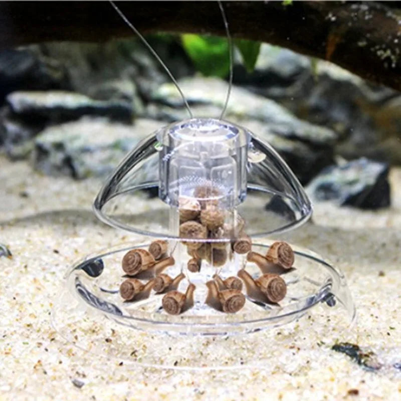 1PCS Fish Tank Aquarium Cleaner Snail Trap Catcher Plants Planaria Pest Plastic Catch Tool Environment Cleaner Aquarium Supplies