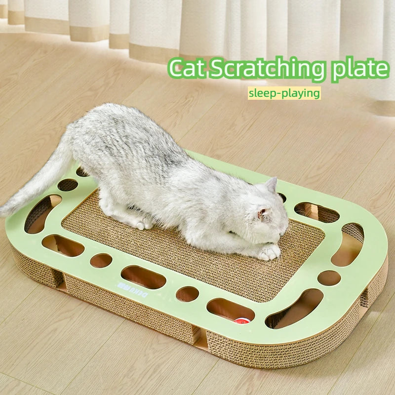 Large Size Cat Scratching toy with bell balls Cat Scratching Pad for Kitttens Cats Scratcher Playing