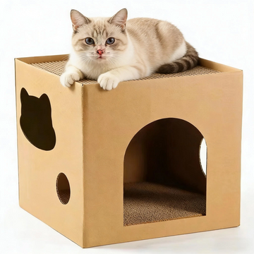 Cat Cardboard Box Cat House Cat Scraper Sharpening Claw Cardboard Kitten Play cat scratch board Cat Scratch Toy For Cats