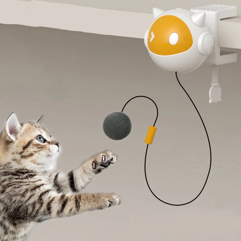 Automatic Lifting Cat Toy Ball Interactive Cat Ball Electric Lifting Pet Toy Hair Balls Self-hilarious Electric Cat Balls Toys