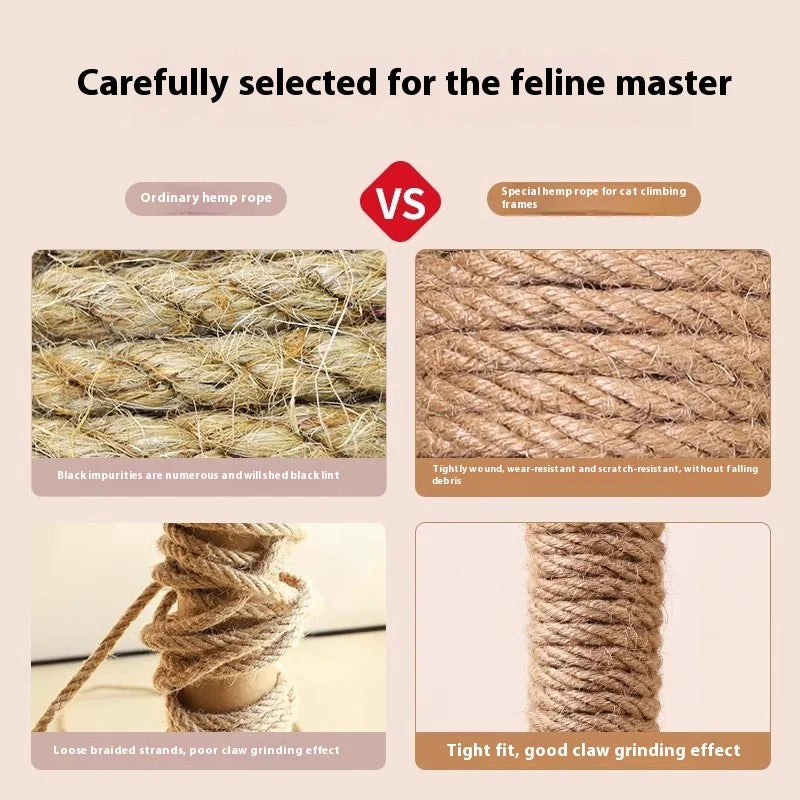 Natural Sisal Rope for Cat Tree DIY - Scratching Post Refill rope Claw Sharpening Toy Furniture Protector Durable