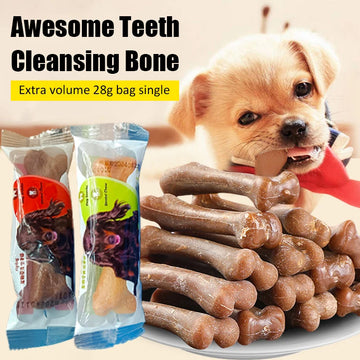 New Dog Snacks Teething Sticks 28g Teeth Cleansing Bone Fresh Ingredients Flavorful Nutritious Healthy Pet Puppy Snacks Foods