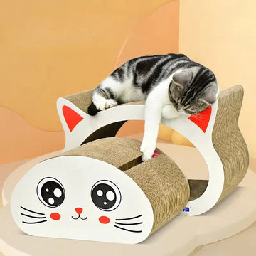 Corrugated Cardboard Cat Scratcher duarable kitten scratching boards set cat toy cat lounge
