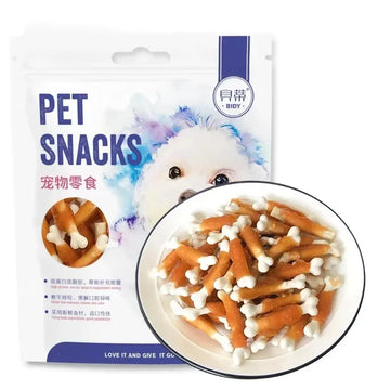 Pet Biscuits Delicious Dog Snacks Milk Chicken Calcium Food Bone Snacks Teething Food Teeth Cleaning Training Reward Sticks