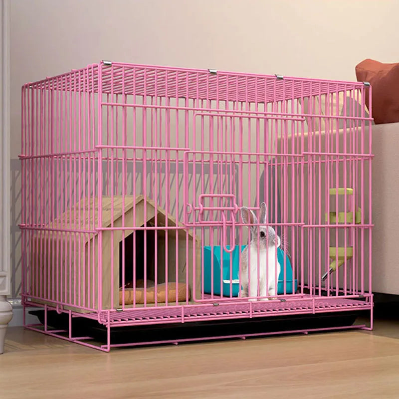 Foldable Rabbit guinea pig Cages Pets indoor Bunny Anti Chew Mat House Bed Nests Small Animal home