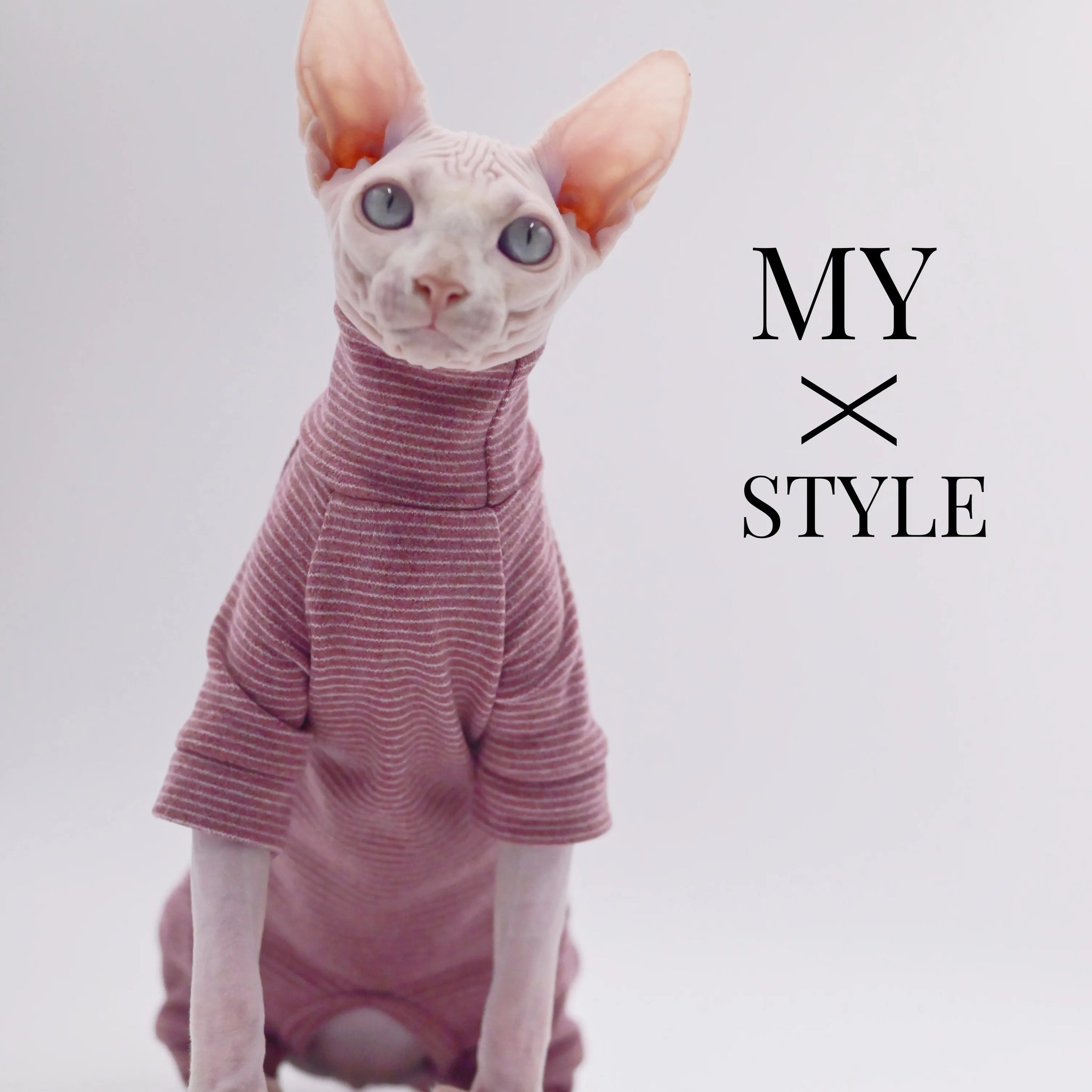 Hairless Cat Clothes Warm and Soft Four-Legged Hoodie for Sphynx Cats for Autumn and Winter for Devon Rex, Cornish