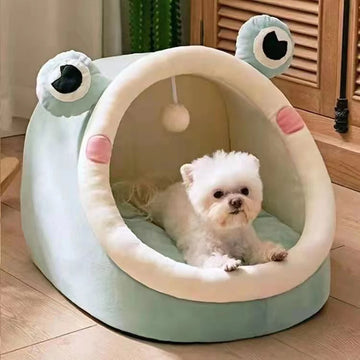 Sweet Cat Bed for Pets, Warm Basket, Cozy Kitten Lounger, Cushion, House Tent,Very Soft, Small Dog Mat, Washable Cave, Cats Beds