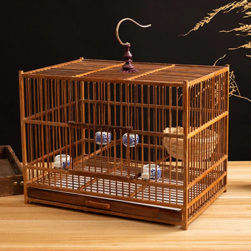 Nichoir Oiseaux Extérieur Bird Cages Parrot Decoration Outdoor Backpack Bird Cages Products Gabbia Pappagallo Bird Supplies