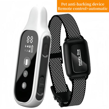 3300Ft Electric Dog Training Collar Detachable Bark Rechargeable Anti Barking Shock Vibration Collar Remote control + automatic