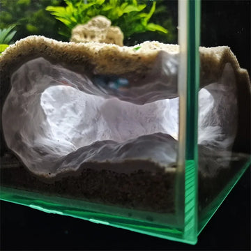 Simulated Rock Cave & Hiding House-Ecological Landscaping Ornament,Aquatic Pet Supplies,Habitat Décor,Fish Tank Decorations