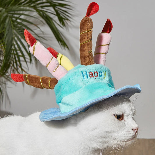 Cosplaying Cute Hats For Dogs And Cats Pet Birthday Gift Cake Caps Clothing Accessories Festival Party Fashion New Arrivals