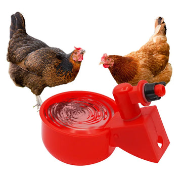 1Pc Automatic Chicken Drinking Water Cup Plastic Chicken Feeder Bowl for Poultry Quail Pigeon Bird Rabbit Cage Poultry Drinker