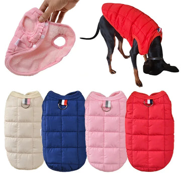 Winter Dog Clothes Warm Puppy Cotton Jacket French Bulldog Chihuahua Poodle Clothing Pet Costume for Small Medium Dog Cats Coat