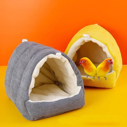 Bird Cage Parrot Cotton Nest Budgie For Hammock Hut Tent Bed Hanging Cave Pet Products