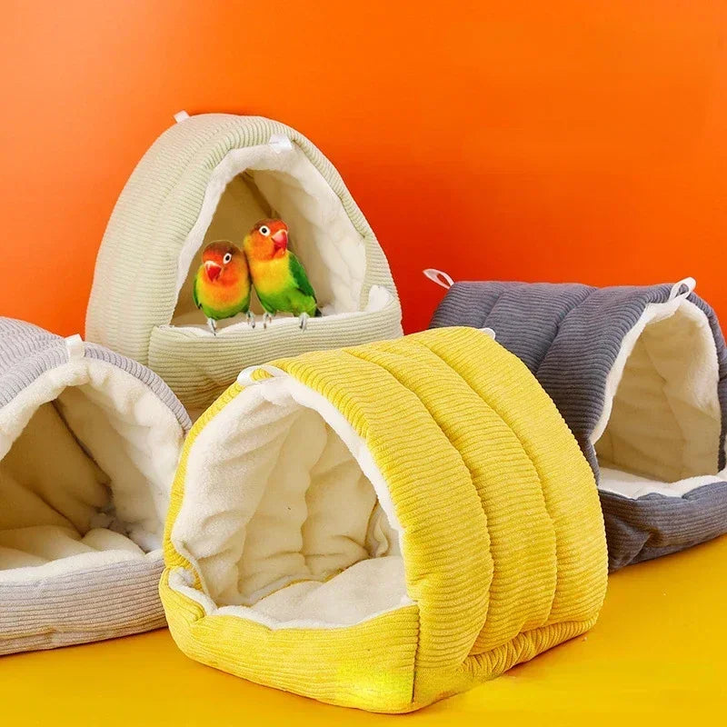 Bird Cage Parrot Cotton Nest Budgie For Hammock Hut Tent Bed Hanging Cave Pet Products