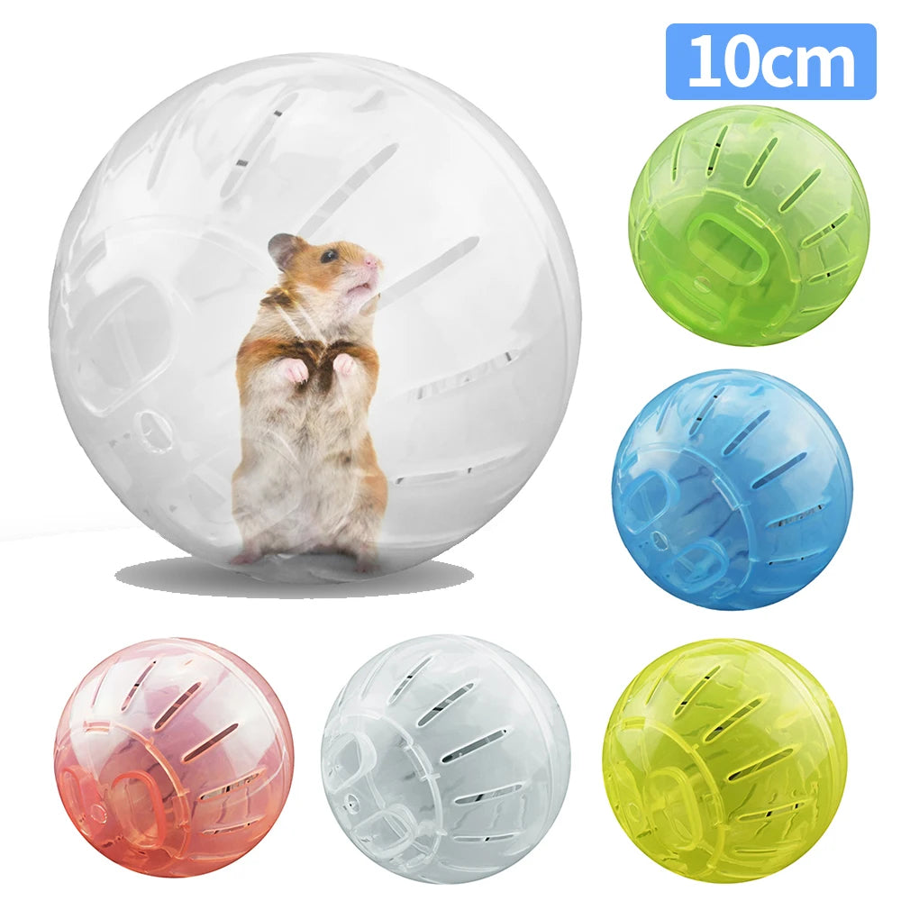 10cm Hamster Sport Ball Grounder Rat Small Pet Rodent Mice Jogging Running Hamster Gerbil Exercise Balls Play Toys Accessories