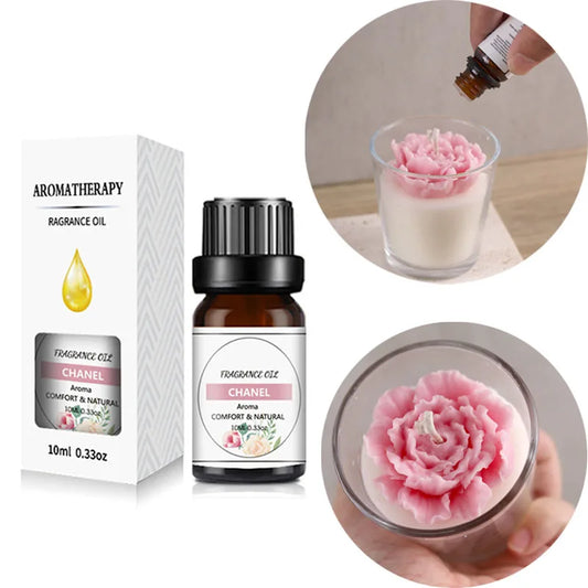 10ml Essential Oil Organic Plant 33 FLAVOR DIY Aromatherapy Plaster Candle Soap Making Aroma Fragrance Oil for Diffuser Sleep