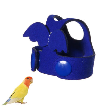 Bird Flight Harness Vest Anti Bite Flying Rope Parrot Flight Suit With Leash Training Accessories For Budgies Cockatiels