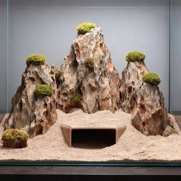 3D Printed Reptile Cave Hideout - Terrarium Decor