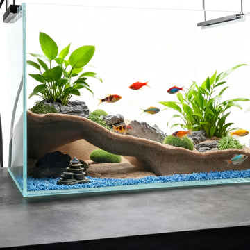 3D Printed Underground Cave Hideouts Shelter for Fish Shrimp, Aquarium Decor, Reptiles Habitat Terrarium Decoration