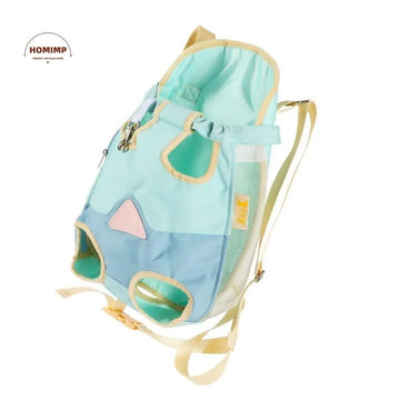 Durable Hands Free Pet Chest Bag Adjustable Straps Soft Cat Carrier Bag Comfortable Breathable Pet Shoulder Bag Outdoor Use