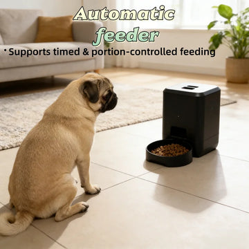 2L Wireless Automatic Pet Feeder Smart Cat and Dog Food Dispenser App Controlled Slow and Quantitative Feeding Cat Accessories