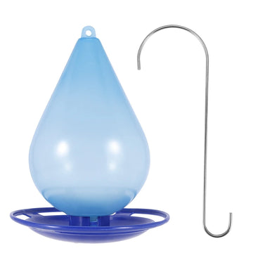 Automatic Bird Water Feeder Water Droplet Shaped Bird Waterer Easy Hanging Bird Feeder With Hook Bird Water Dispenser-A97Q