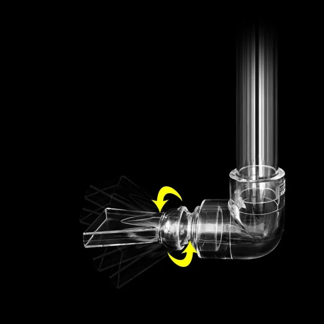 1Pc Aquarium Fish Tank Pump Duckbill Water Outlet Nozzle 360° Adjustment Water Flow Duckbilled Sprinklers Return Pipe Fittings