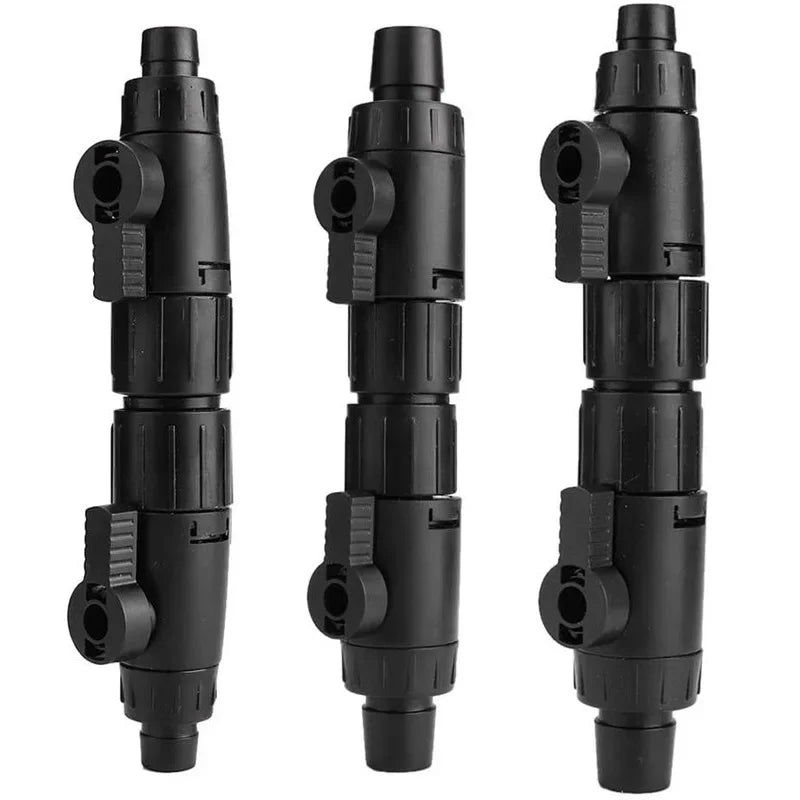 12mm/16mm Aquarium Double Tap Quick Release Connector Fish Tank Hose Pipe Valve Aquarium Filter Connector Accessories acuarios