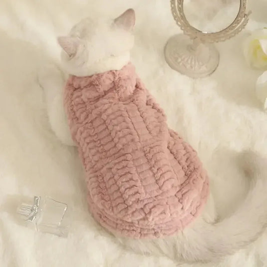 Cat Sweater Puppy Coat Thicken Warm Pet Clothes Winter Cat Outfits Kitten Small Dogs Winter Jacket Cat Clothing Pets Acessorios