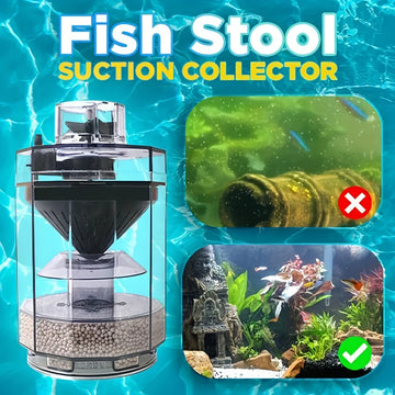 5-in-1 Pneumatic Aquarium Filter– No Pump Required, Enhances Oxygen & Improves Water Quality – Transparent Design for Fish Tanks