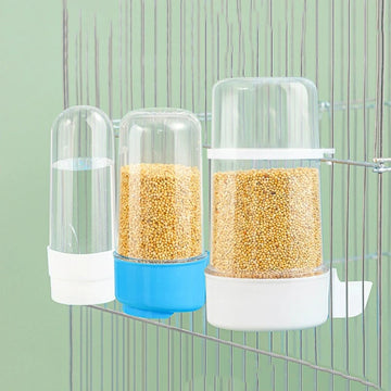 Hanging Pet Feeder Squirrel Parrot Water Dispenser Pet Bird Food Box Cage Accessories Birds Supplies