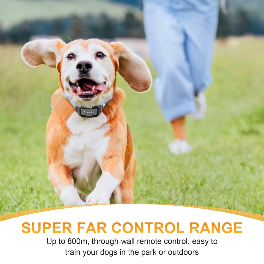 3400FT Remote Pet Dog Training Collar IPX7 Waterproof Shock Vibration Rechargeable Collar Pet Trainer Anti Bark Stop For 3 Dogs