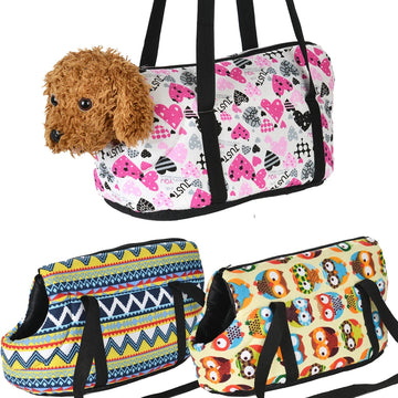 Pet Dog Bag Soft-Sided Interior Pad Carrier Tote for Dogs Cats Puppy Shoulder Backpack Outdoor Travel Pet Handbag French Bulldog