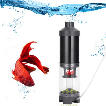 Aquarium Fish Excrement Collector, Toilet Automatic Filter, Cleaning for Fish Tank, Air Oxygen Pump