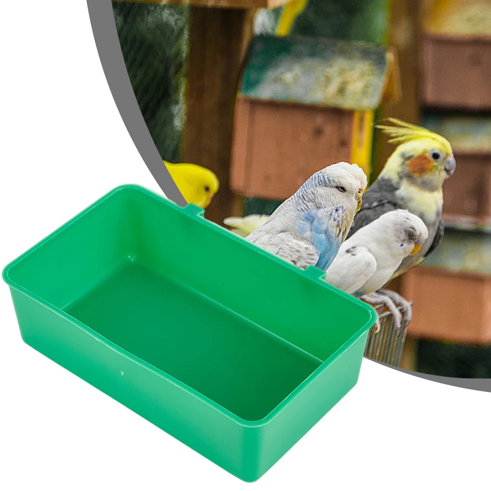 Multifunction Cage Standing Wash Shower Box Bird Toys Pet Bird Cleaning Products Birdcage Bird Food Tray Parrot Bathtub Animal