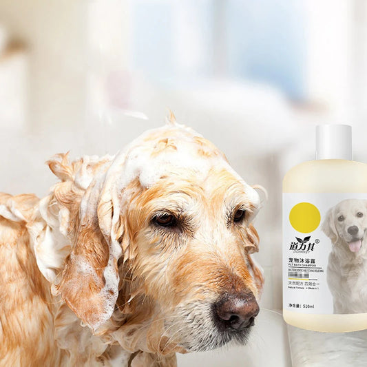 Dogs Shampoo Pet Shower Gel Cleaning Lasting Fragrance Retention Soft Fluffy Fur Shower Gel 510ml Dogs Pet Products Wholesale