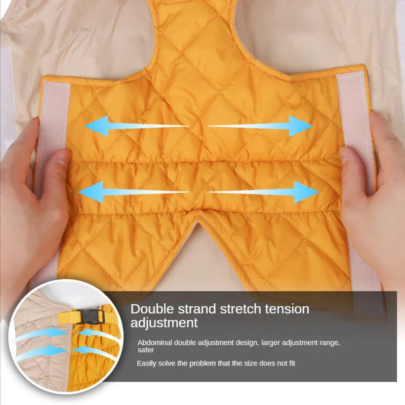 Large Winter Pet Dog Clothes French Bulldog Puppy Warm Windproof Jacket Small Medium Dog Reflective Coat Chihuahua Pet Outfits