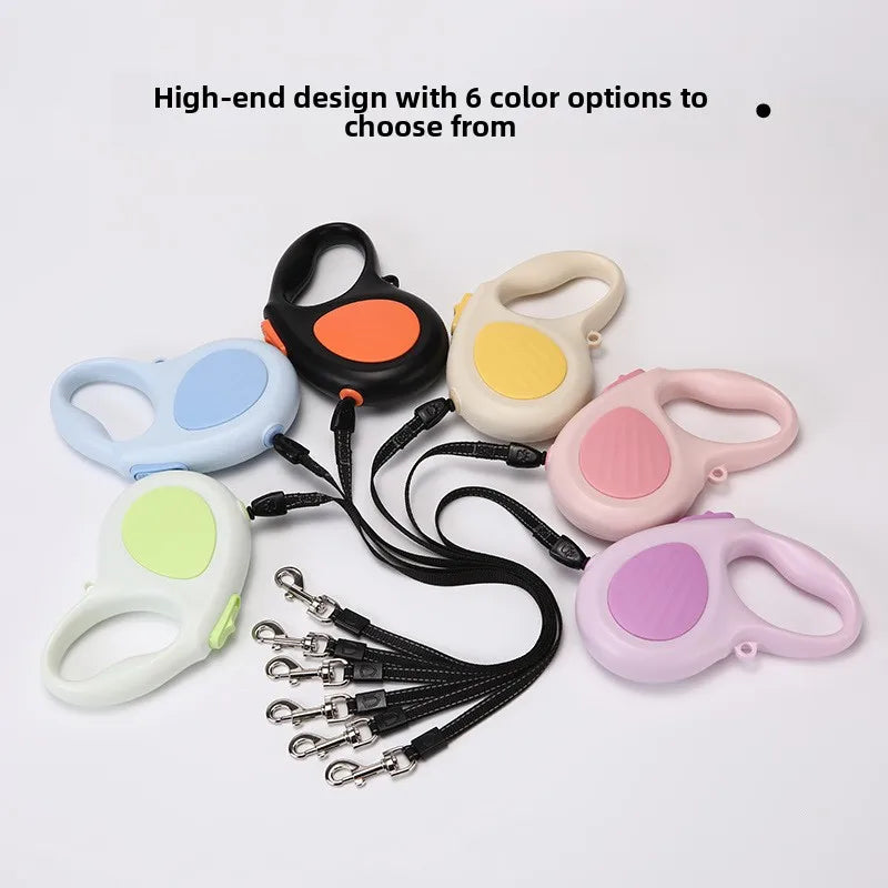 New pet leash with automatic extension and adjustable dog leash, outdoor dog walking leash, pet supplies