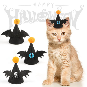 Halloween Party Pet Hat Creative Bat Wings Cat Hat Atmosphere Pet Headwear