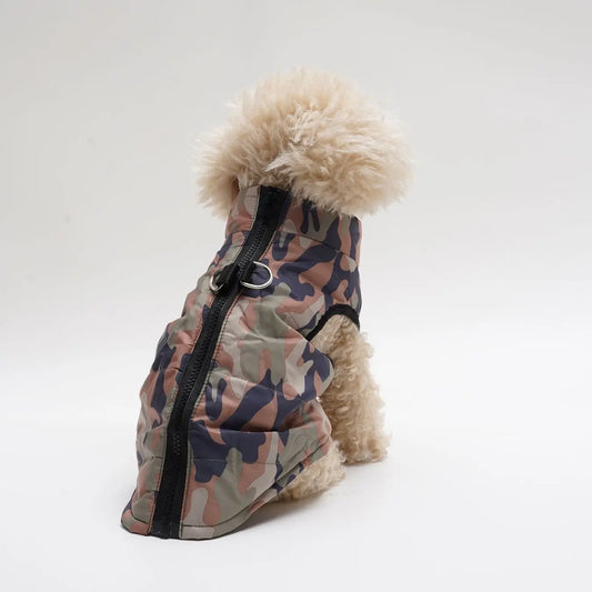 5 Pack Autumn Winter Pet Vests for Small to Medium Dogs Warm Comfortable Camouflage Leopard Print Designs