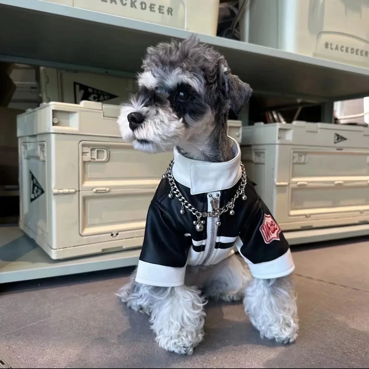 Dog Leather Coat Jacket Winter Dog Clothes Outfit Garment Warm Pet Costume Puppy Yorkie Poodle Bichon Schnauzer Pug Clothing