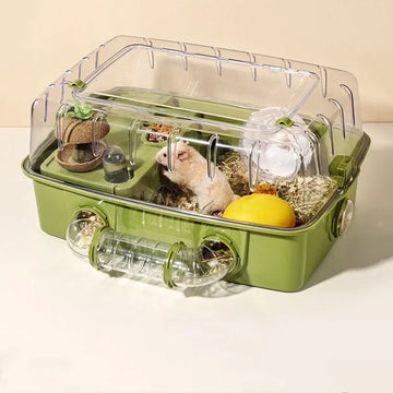 Large Transparent Hamster Cage Small Animals Acrylic Hamster Cage Hamster House