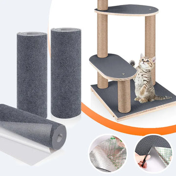 Anti Cat Scratch Sofa Cats Scratch Board Sofa Protection Paws Sharpen Trimmable Self-adhesive Carpet Cats Scratch Board Cat Toys