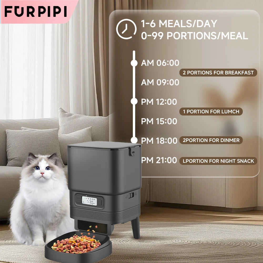 Smart Pet Feeder Automatic Cat Feeder Dog Slow Food Machine With Timed Quantitative Automatic Cat Food Dispenser Dog Cat Bowl