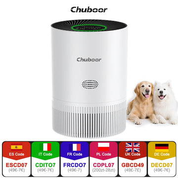 Air purifier for home and smoking rooms CADR 305m³/h 4-in-1 HEPA filter 24dB sleep mode H13 HEPA filter dust pollen and pet hair